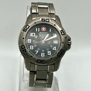 Wenger Swiss Military 41mm  Mens ALL Titanium 79036 Watch Working